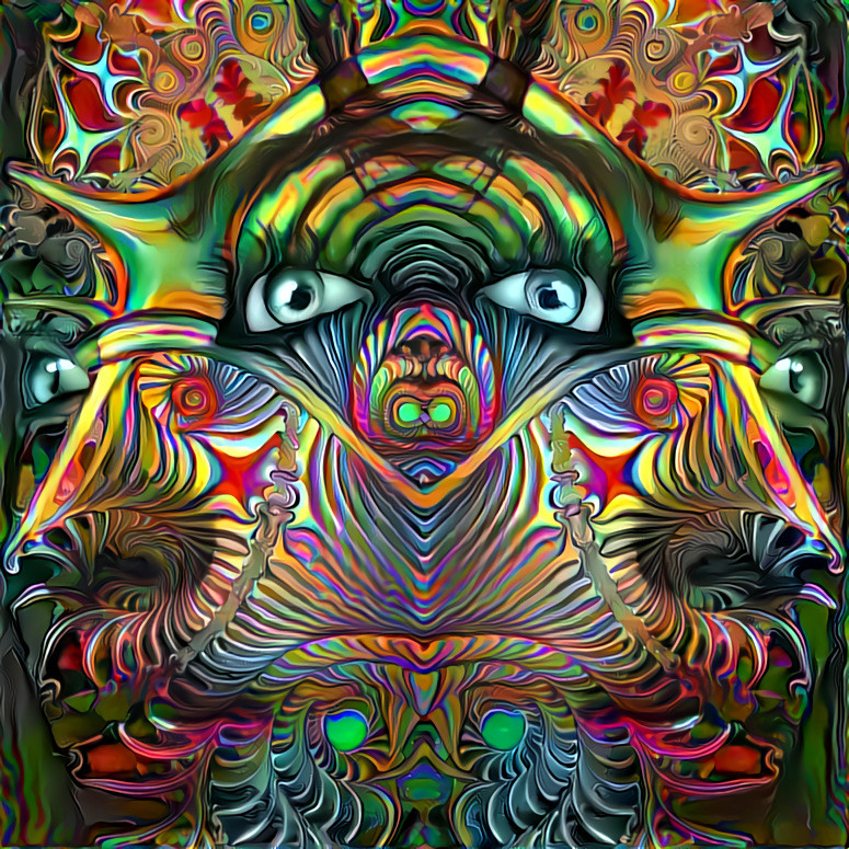 "Ayahuasca visions" _ source: "Visions 026" - by Karl Eschenbach / style: fractals by Frax (Peter Barlow)'s Psychedelia Style Challenge, on Facebook "Deep Dreamers" group _ (190604)