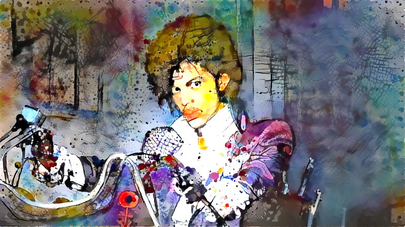 prince on motorcycle