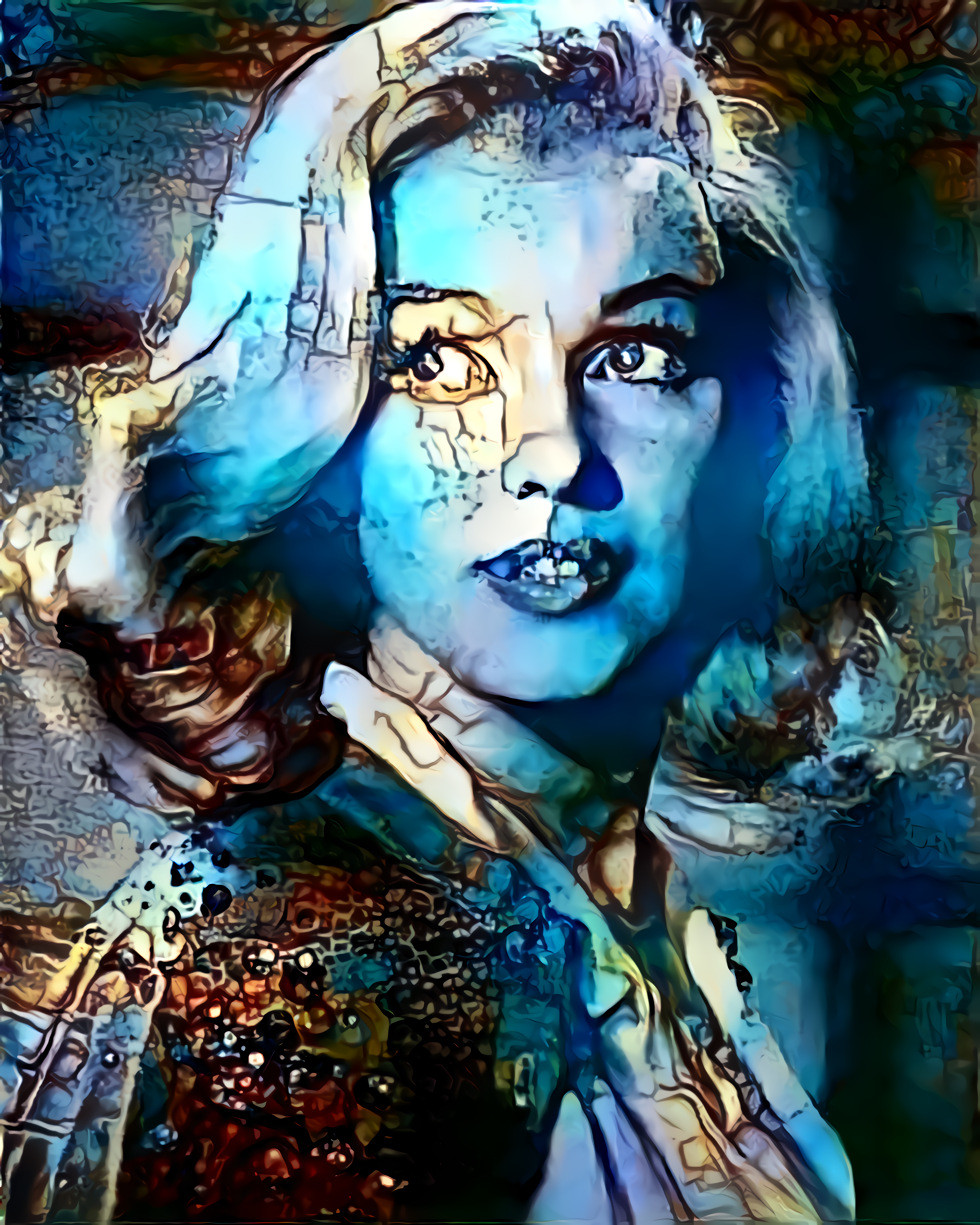 Marilyn Monroe ~ blue