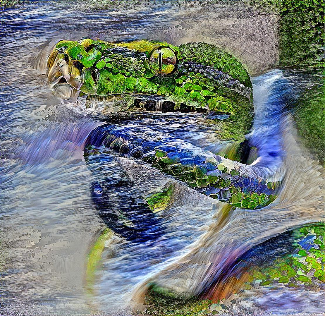 Snake and river