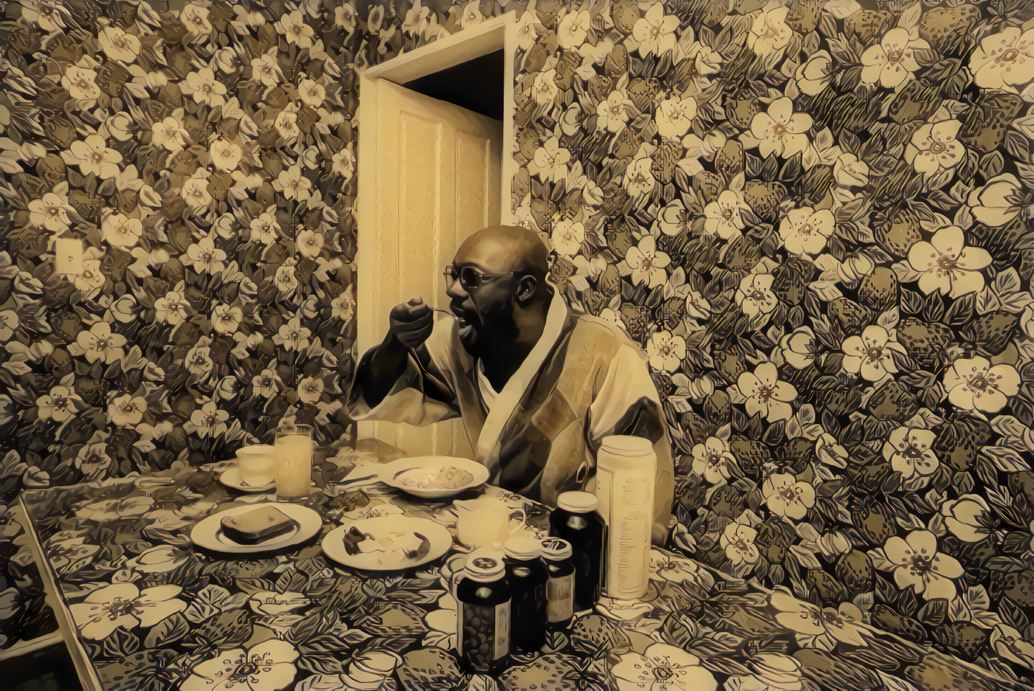 A Deep Dream Breakfast with Isaac Hayes