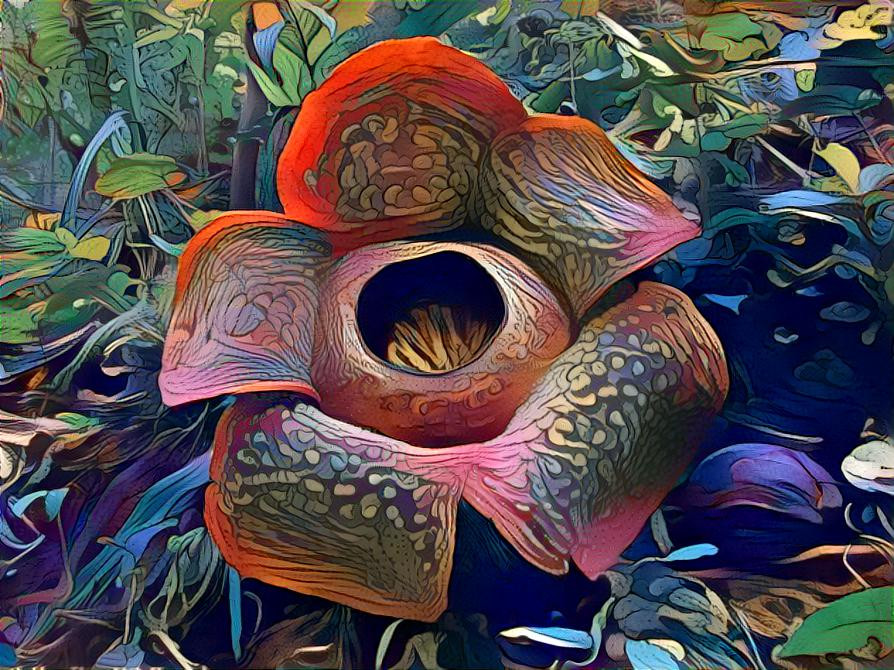 Corpse flower: Rafflesia arnoldii