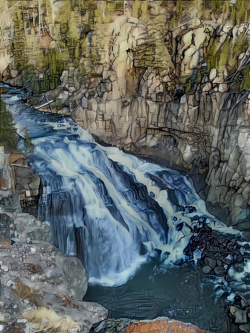 Gibbon Falls, Yellowstone  v2