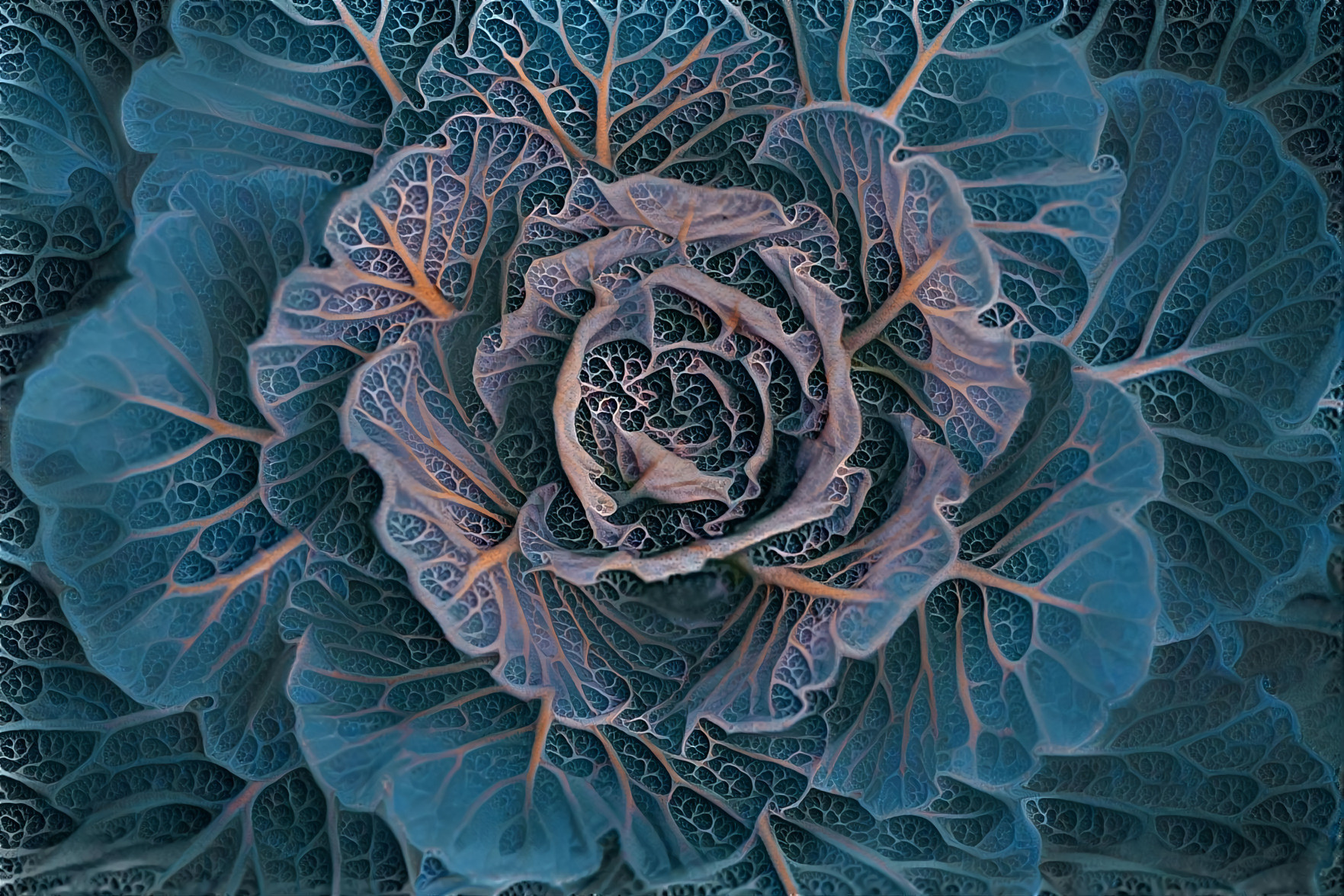 Blue and Orange Cabbage
