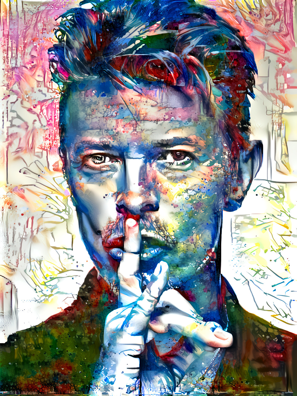 Bowie…”Shhh, Deep Dreaming at play