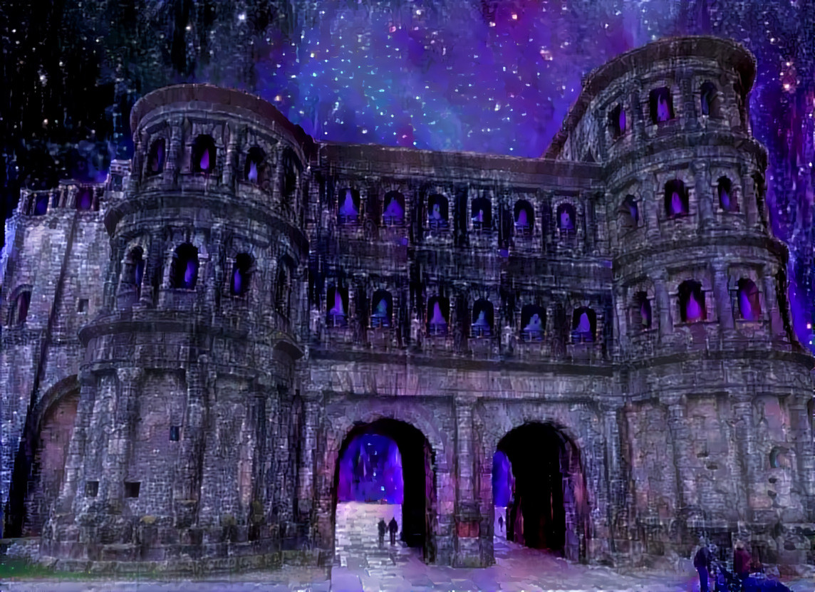 Porta Nigra, aka Black Portal. Trier, Germany. Thank you to Michael Brummer for the inspiration. We have both been there, but never met each other