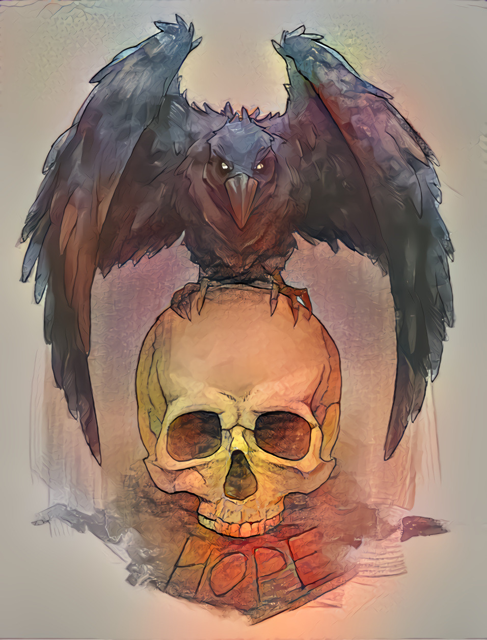raven skull