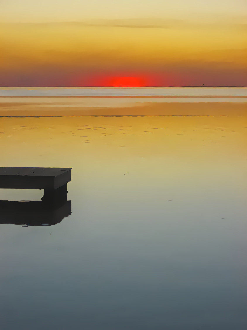 Sunset, Laguna Madre, South Padre Island