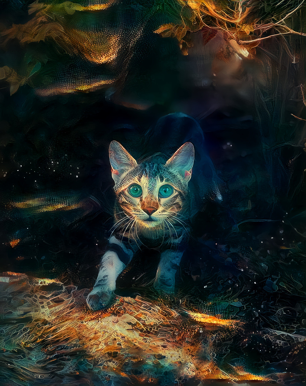 Blue-eyed Kitten. Source photo by dominik hofbauer on Unsplash.