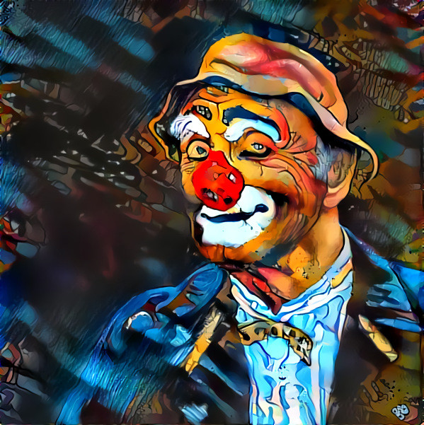 Billy The Hobo Clown -- Art of Patty O'Hair