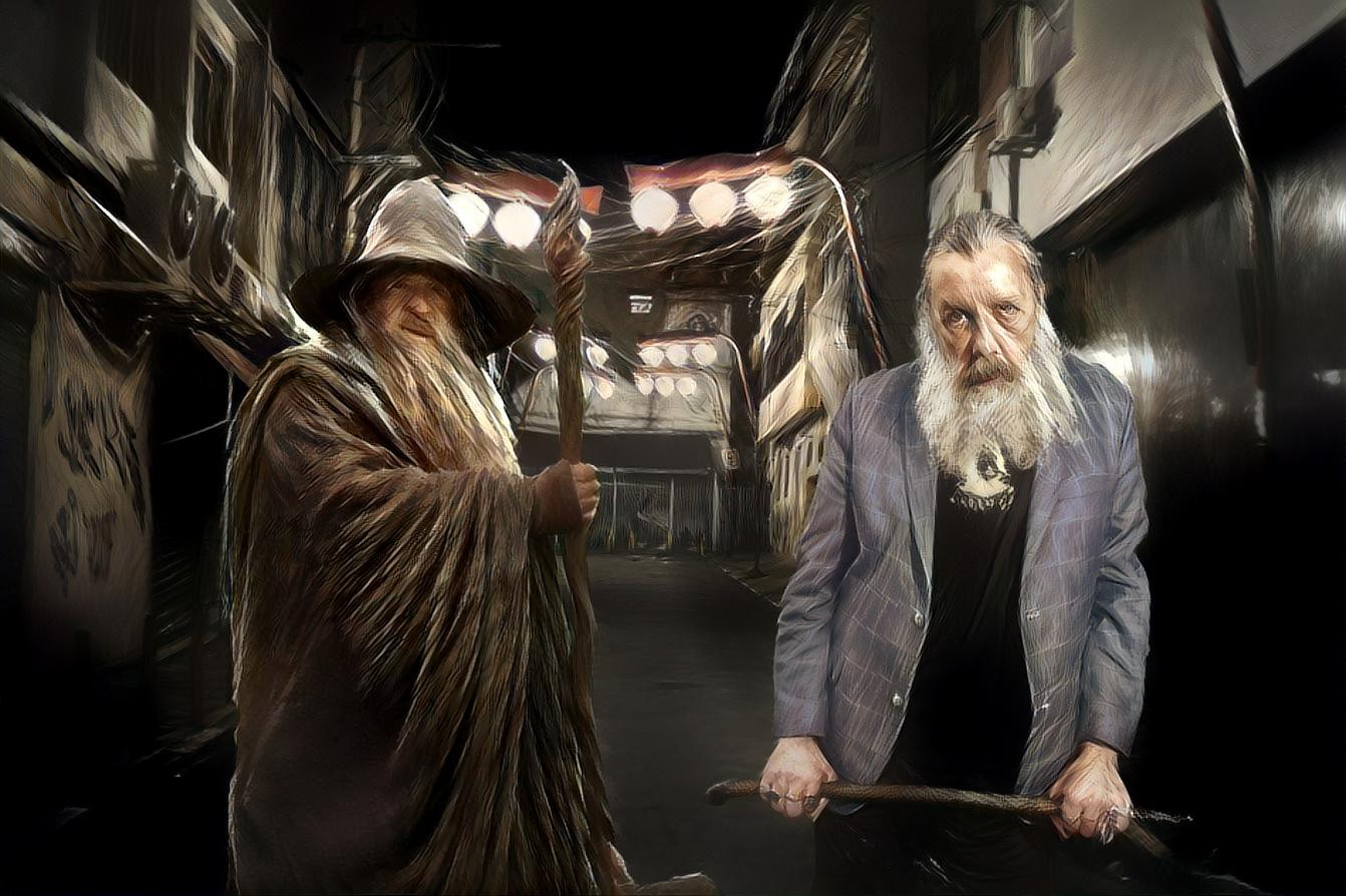 Gandalf and Alan Moore