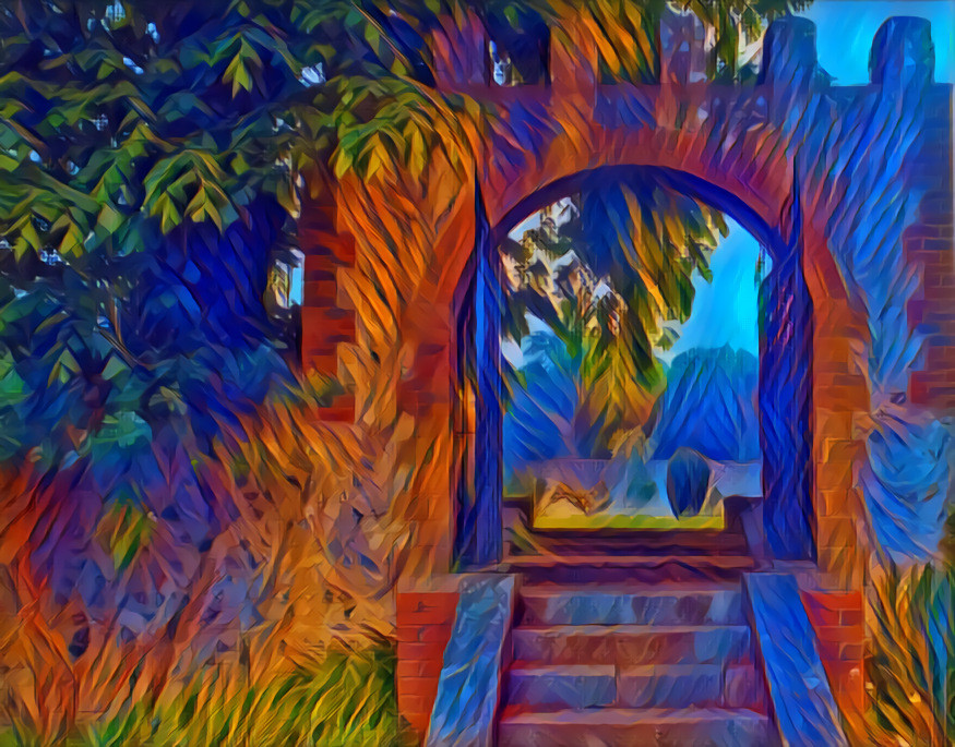 Through the Blue Arch