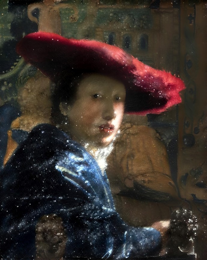 Girl with a Red Hat by Jan Vermeer