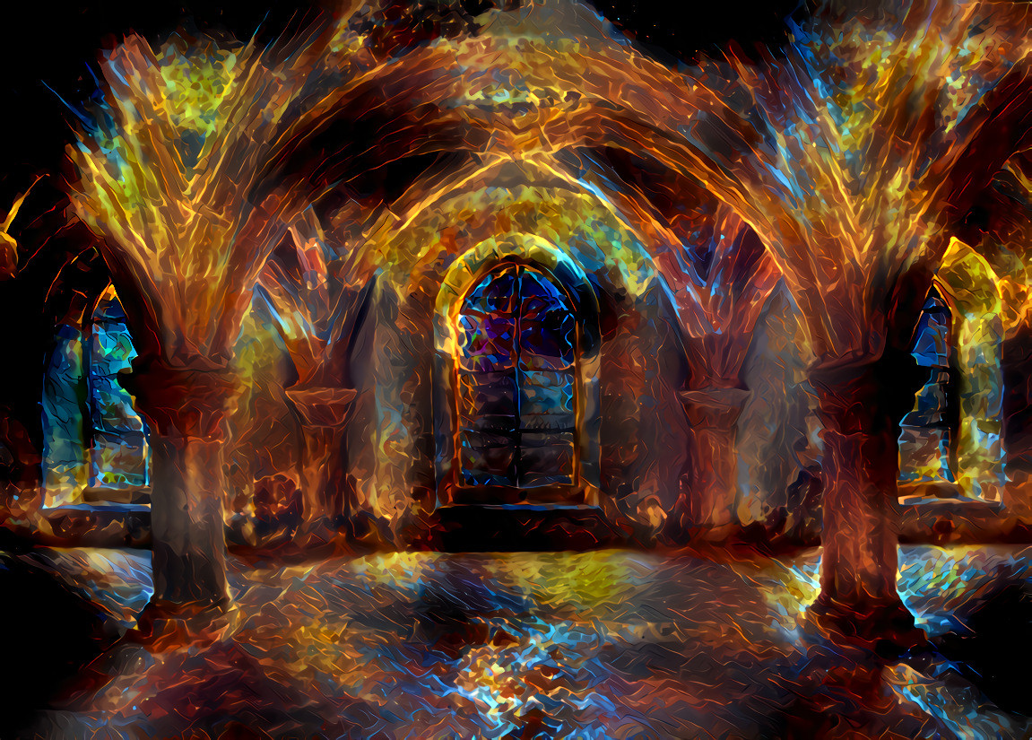 "Cloistered No.4" - by Unreal from own photo.