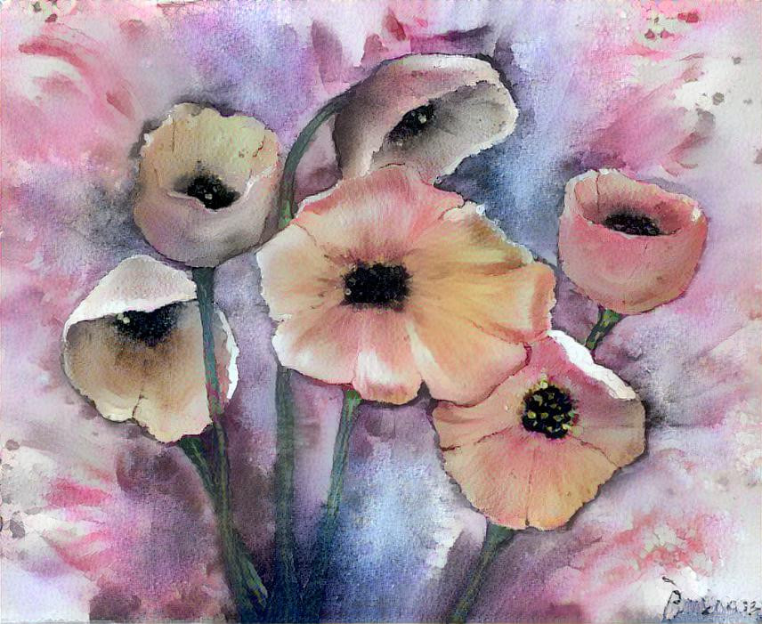 Poppies Painting