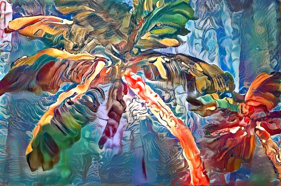 Rainbow Swirl Palms
