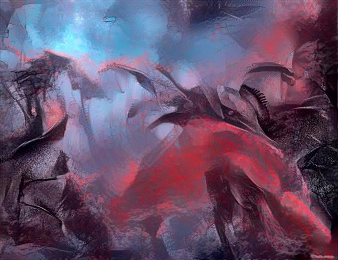 Dreaming dragon nebulas: an attempt