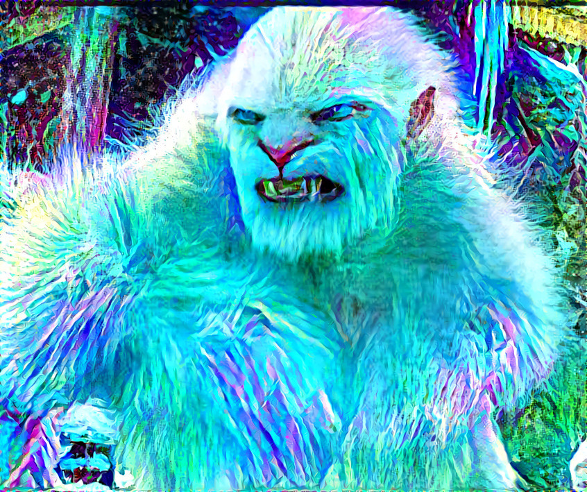 The Yeti ,, Thanks for  the collage/style by Peter Barlow and Ben Beekman