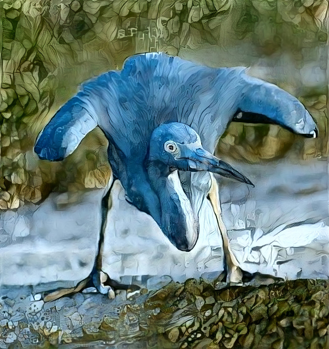 blue heron ( голубая цапля )
