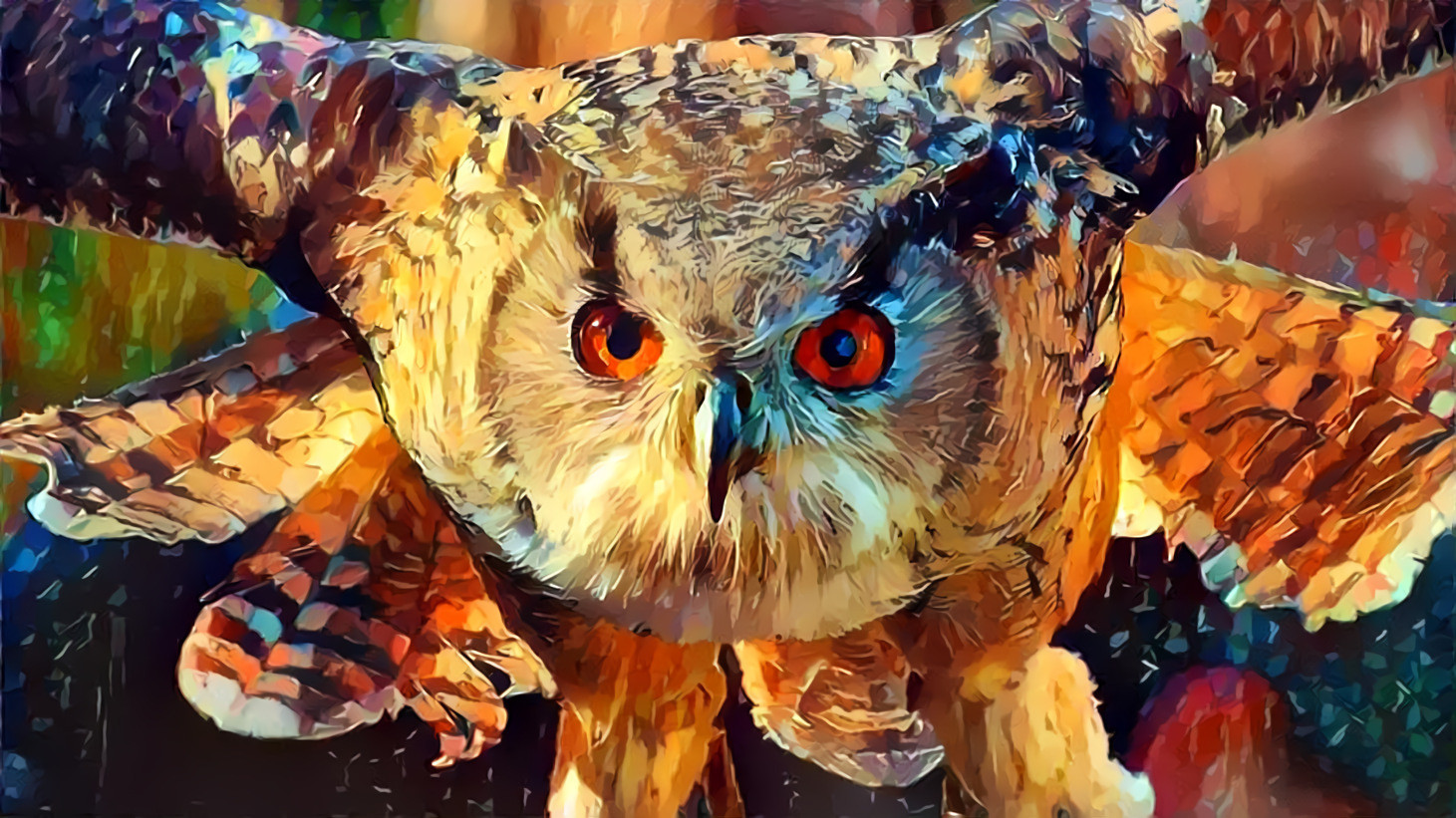 Owl in Flight [1.2MP]