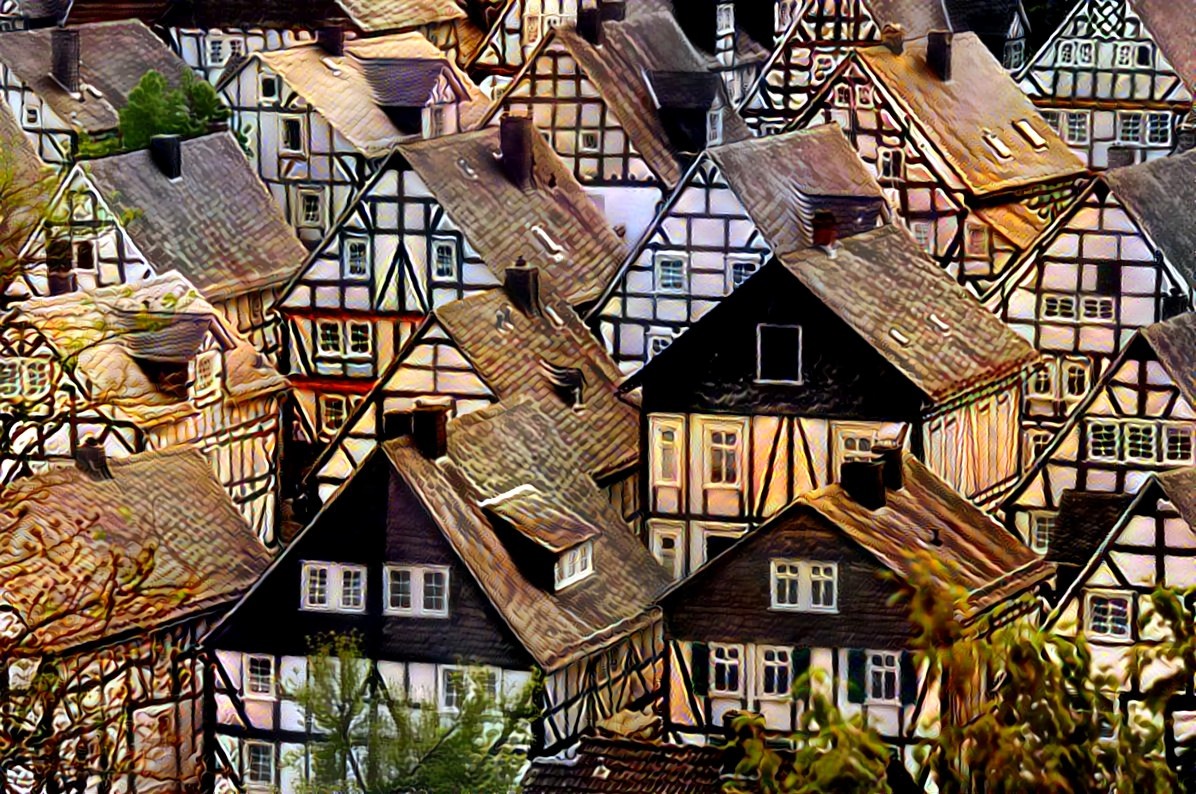 The old part of Freudenberg, Germany