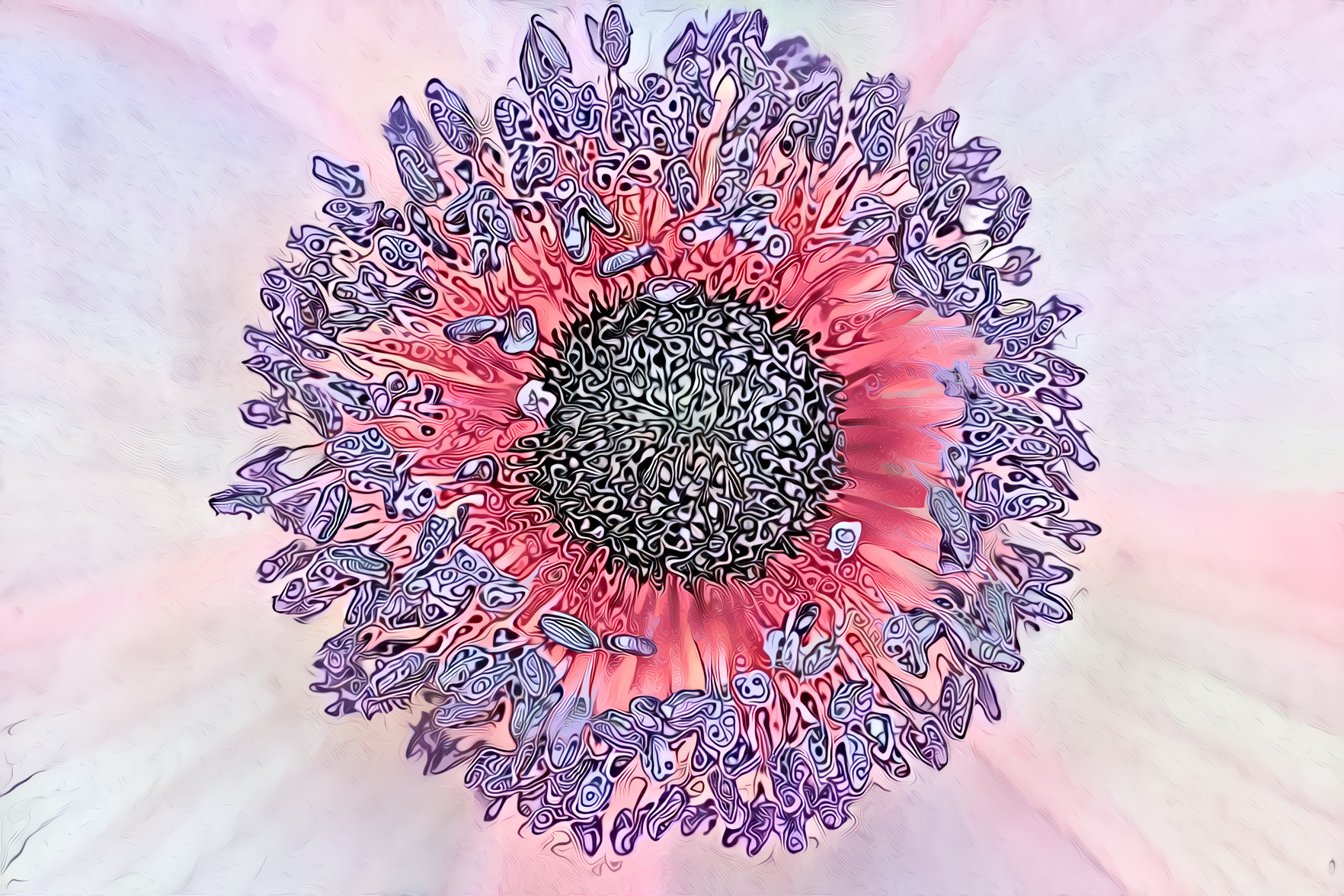 Sacred Art Anemone Flower