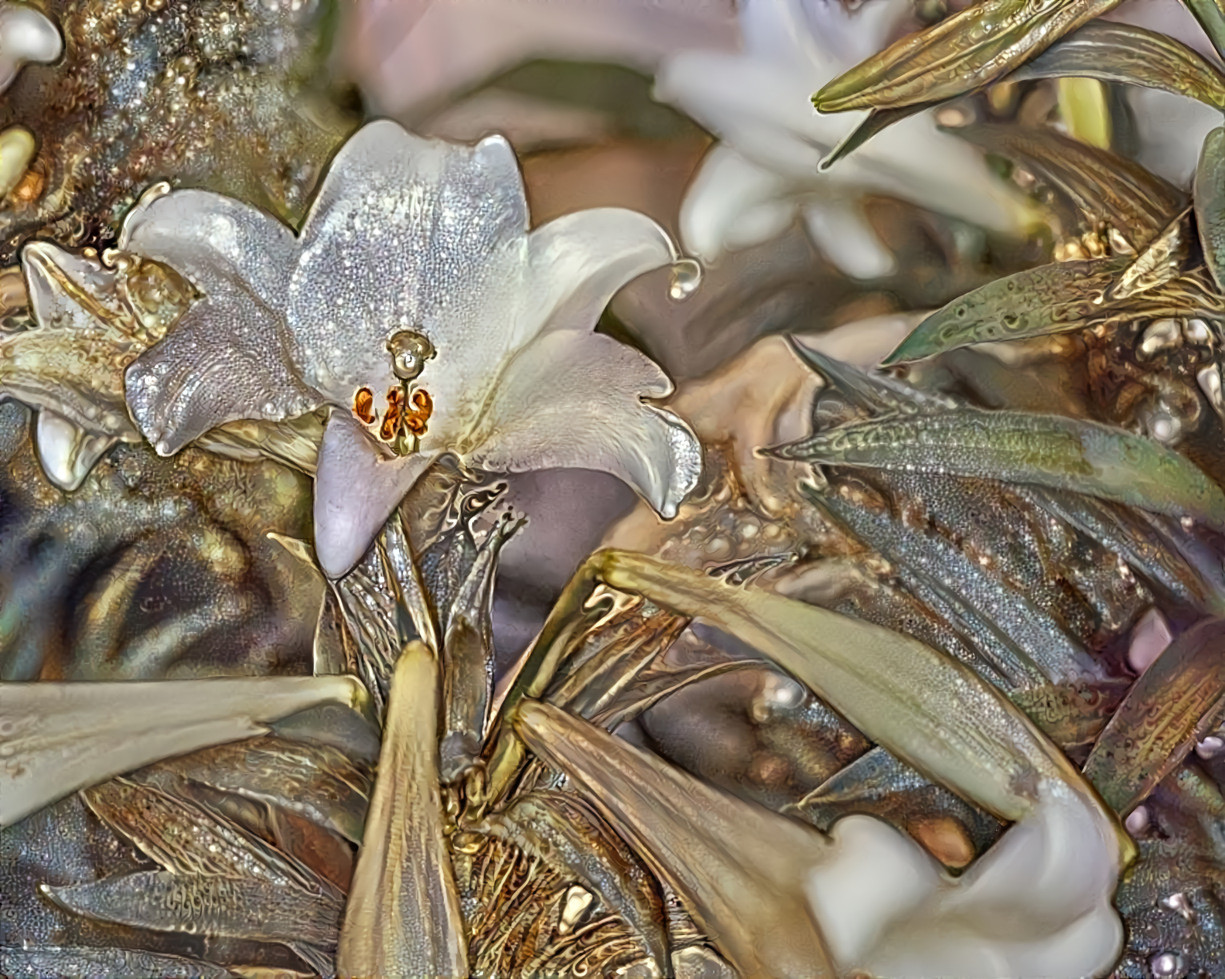 Shimmering Easter Lily