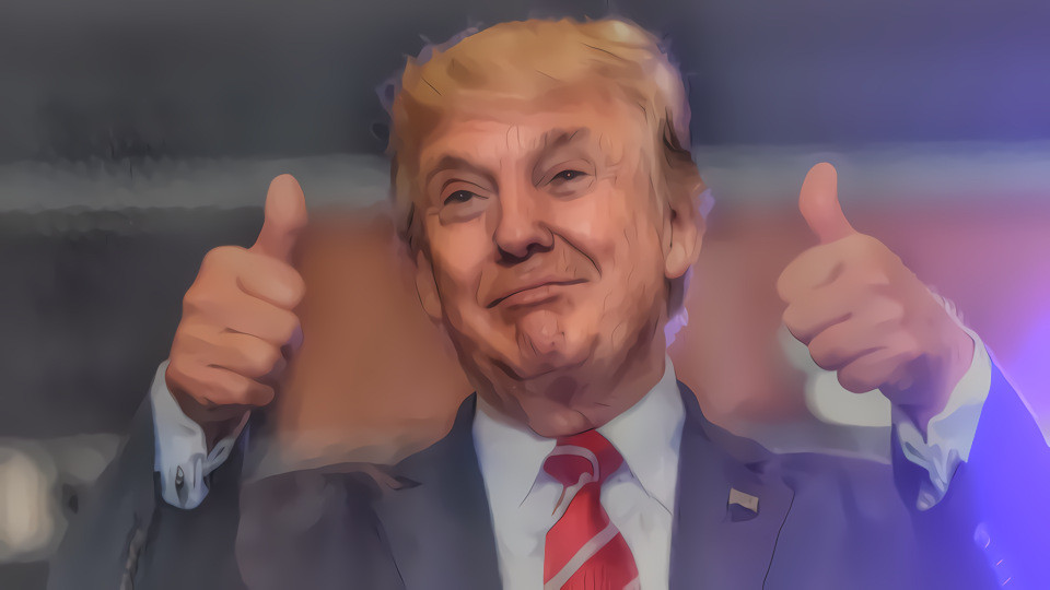 Donald Trump 2 Thumbs Up