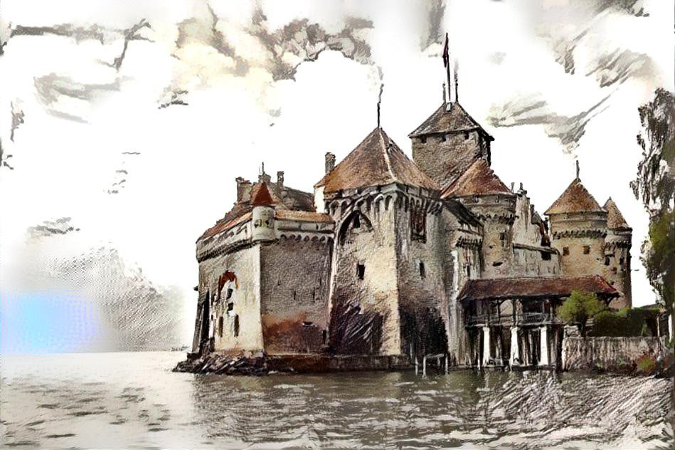 Castle by Lake