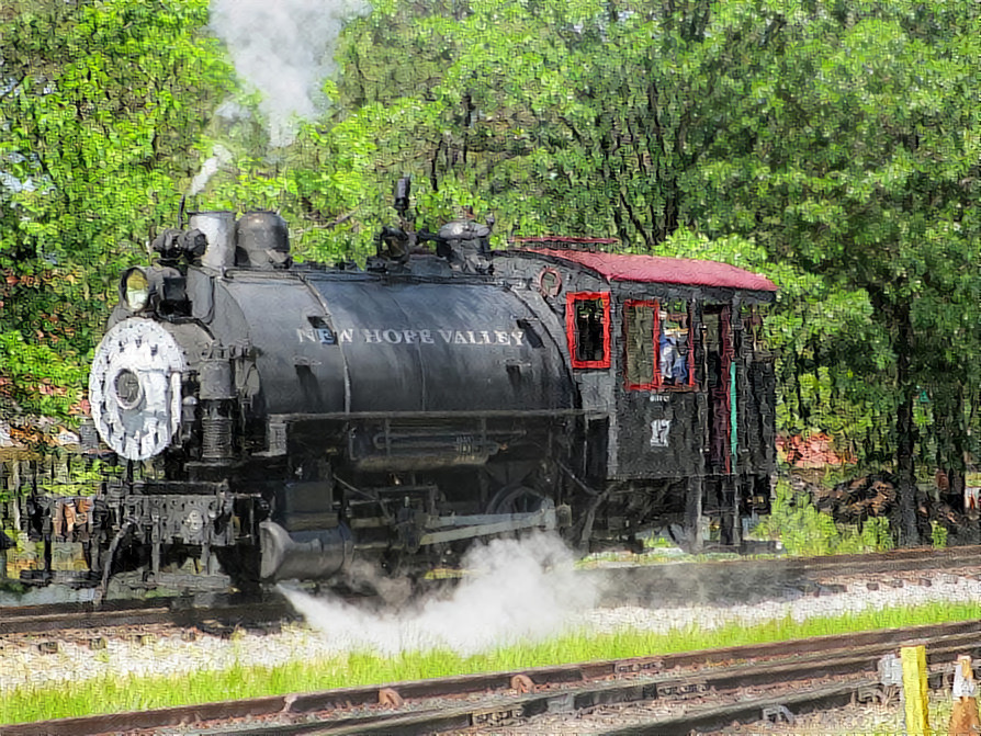 Steam train, NC