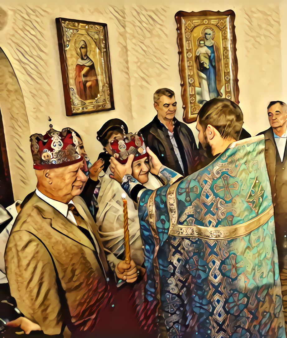 Wedding of the couple who lived in peace and harmony for 50 years. Church of St. George in Yurga, November 4, 2019