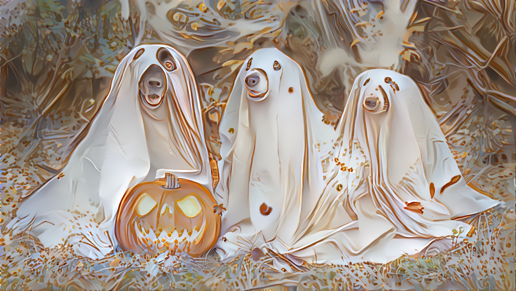 We are spuuky ghosts! Be spuuked!