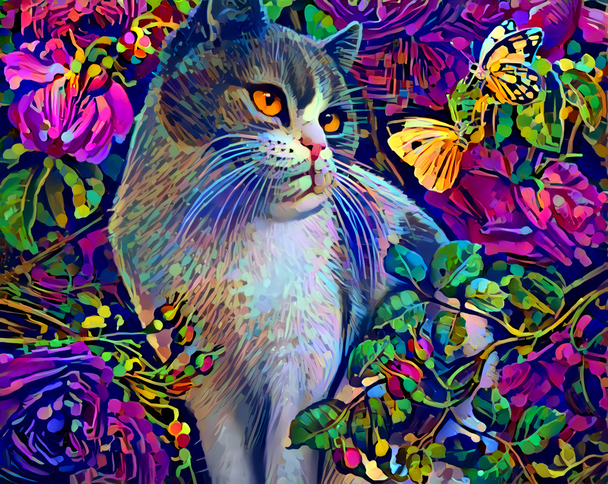 Fancy Colored Cat