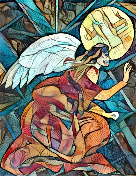Stained Glass Gabriel