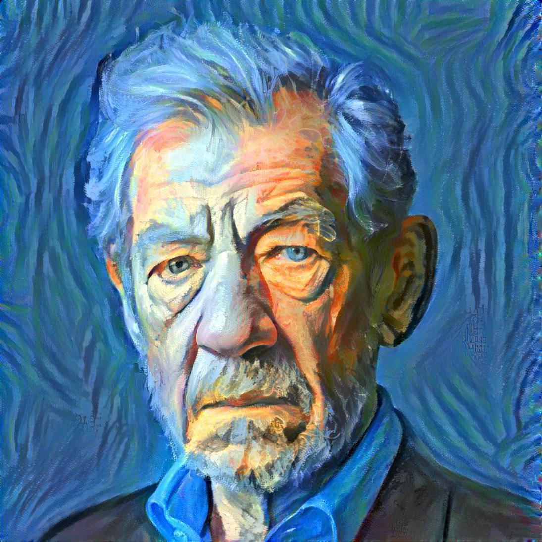 Portrait of Sir Ian Murray McKellen