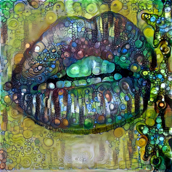 lips, green, organic, retexture