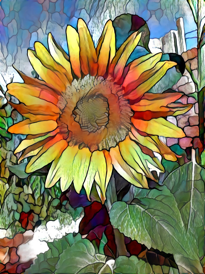 Big Sun!!...(Image:File:Sunflower shamaxi.jpg - Wikimedia Commons https://commons.wikimedia.org/wiki/File:Sunflower_shamaxi.jpg )