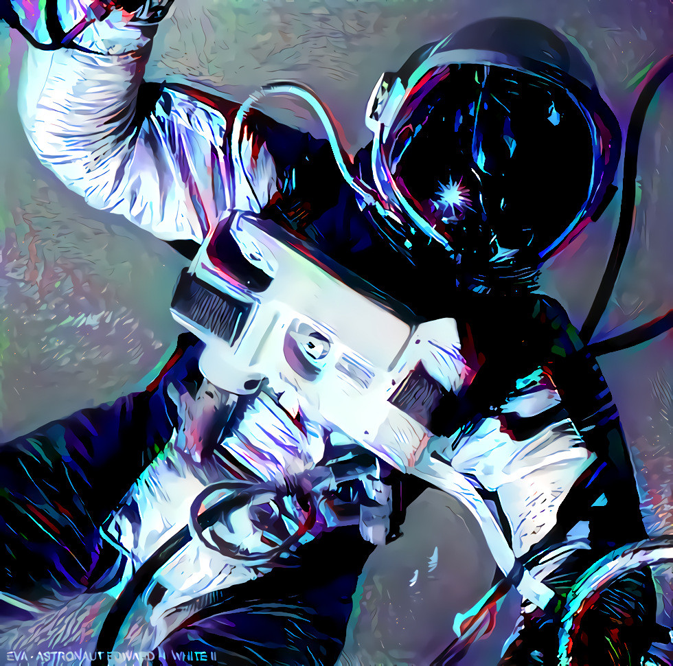 Edward White Spacewalk IV - Chromatic Aberration •