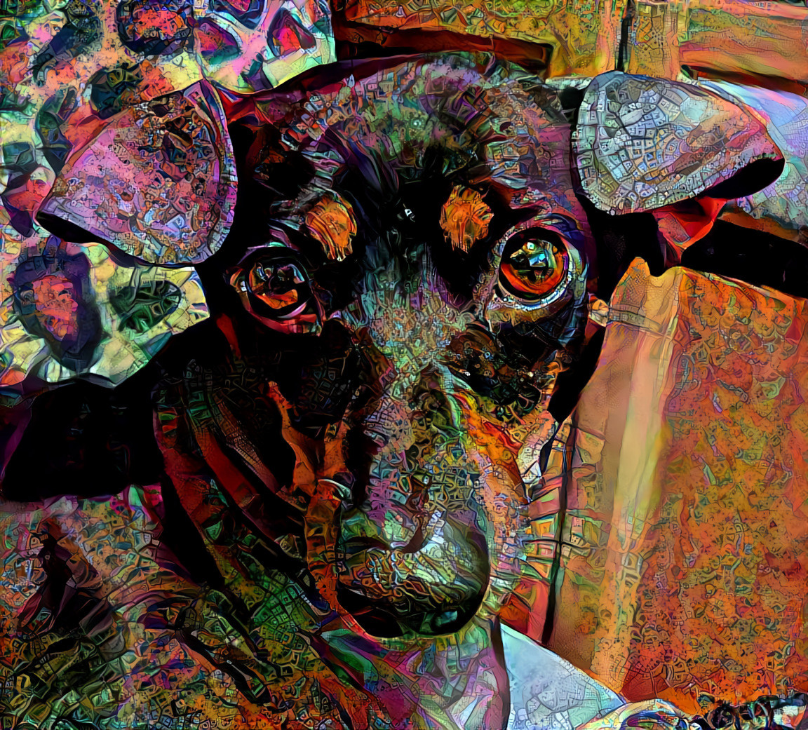The traditional way dachshunds wear their ears to mock those who always try to fix them. (Orig and style - Fire Hot Indeed)