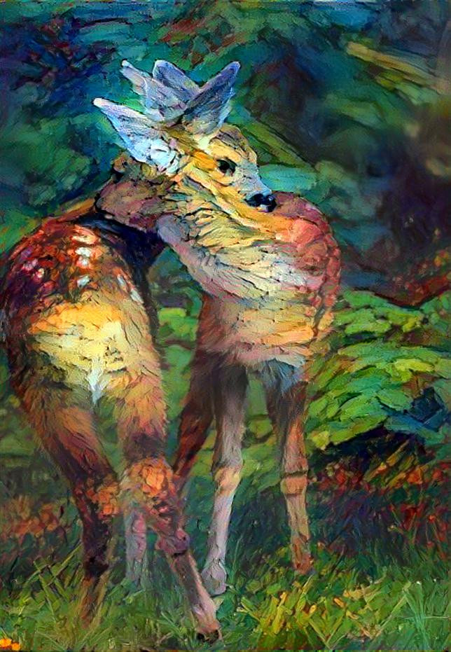 Deer Hug