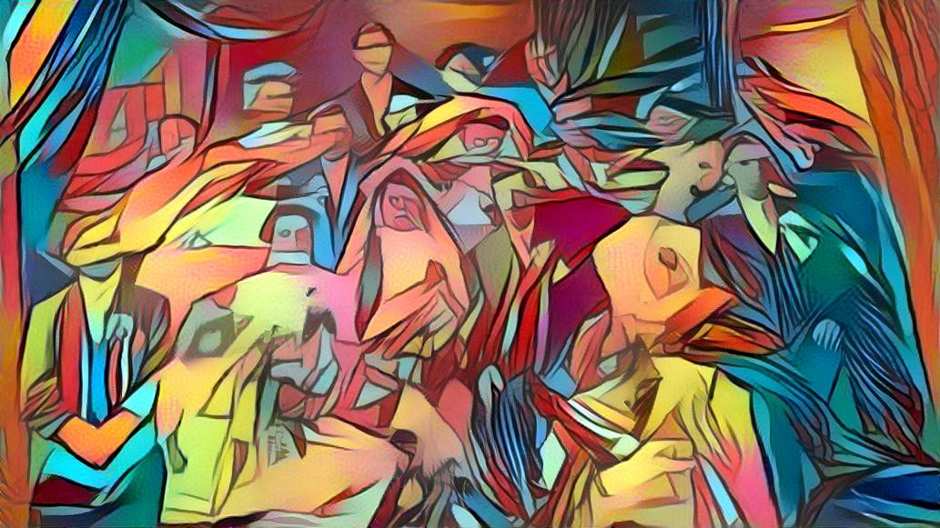 Faces in a crowd