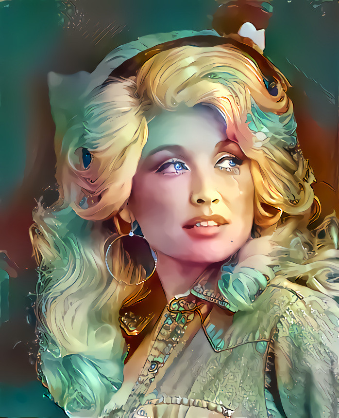 With a Coat of Many Colors....Dolly Parton