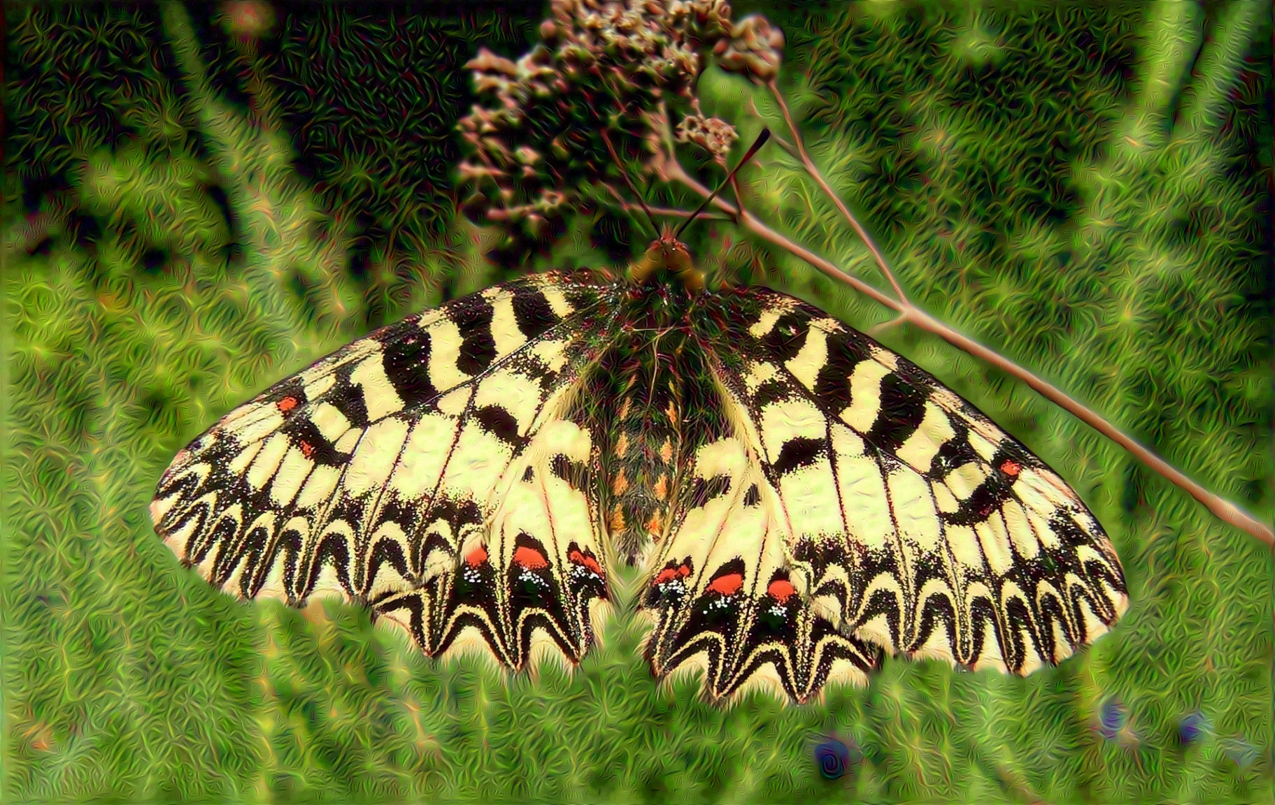 Butterfly Southern Festoon - Polyxena Zerynthia