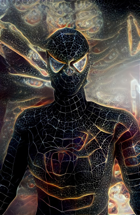 Venom suit spiderman