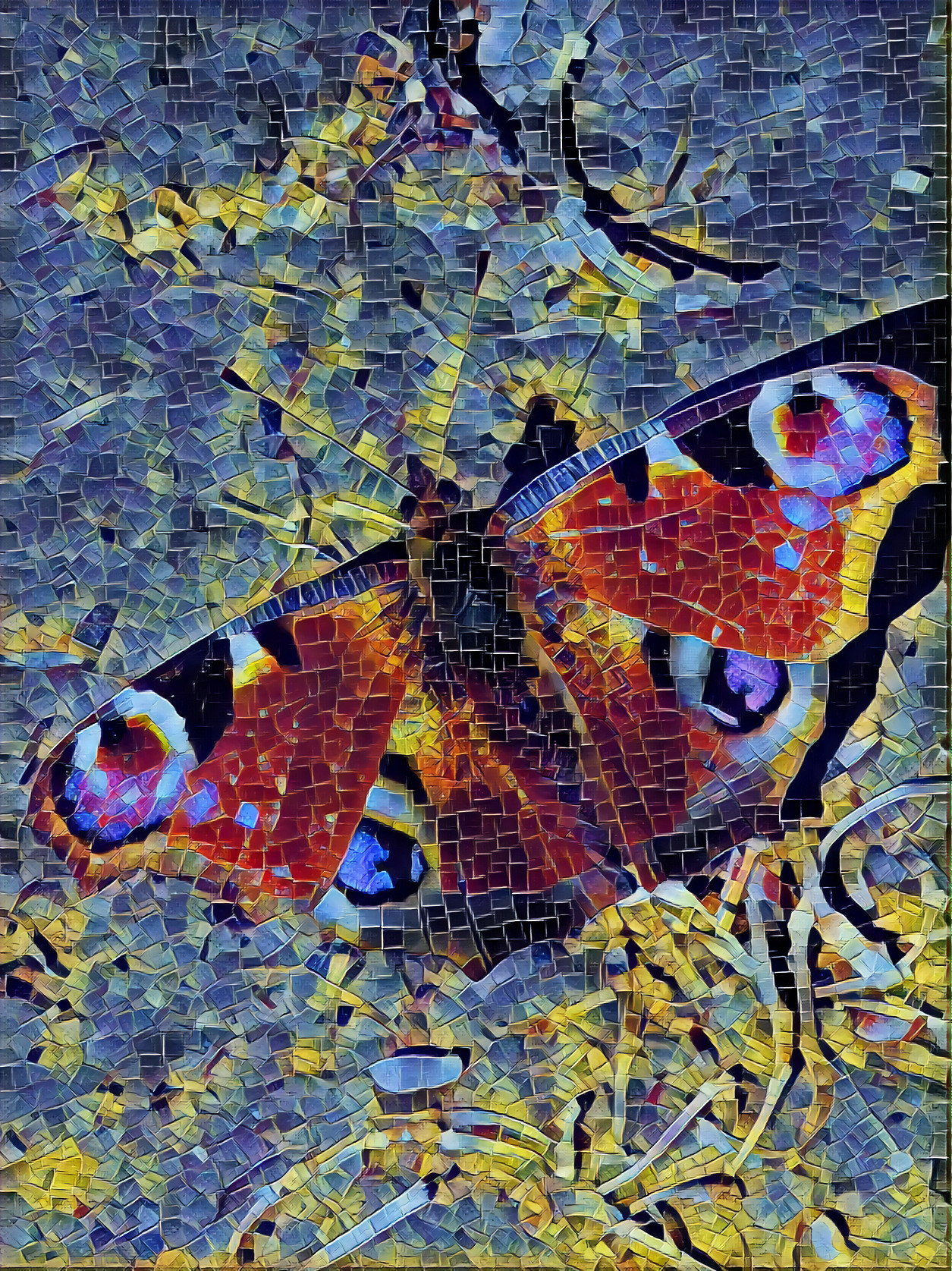 Peacock butterfly (19 April 2020)