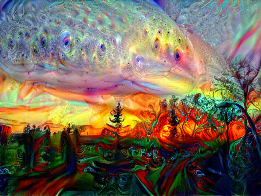 fractal sunset