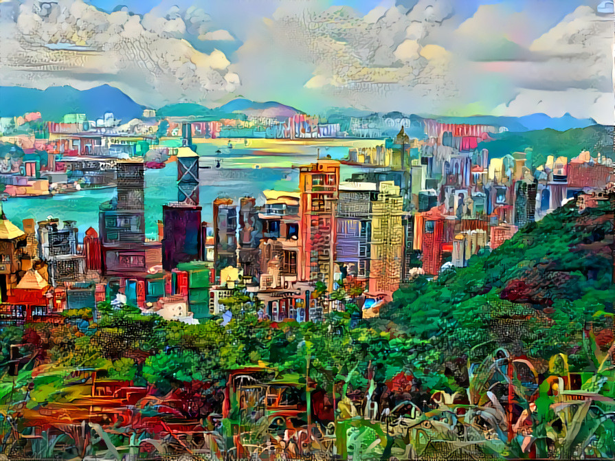 Hong Kong, view from Victoria Peak