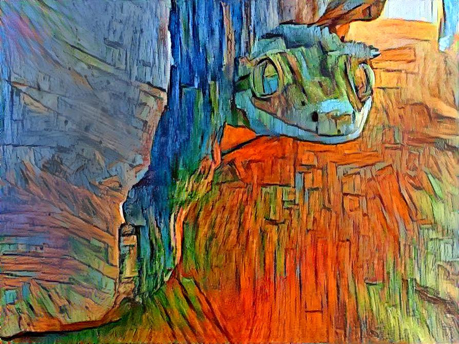 Picasso's Lizard