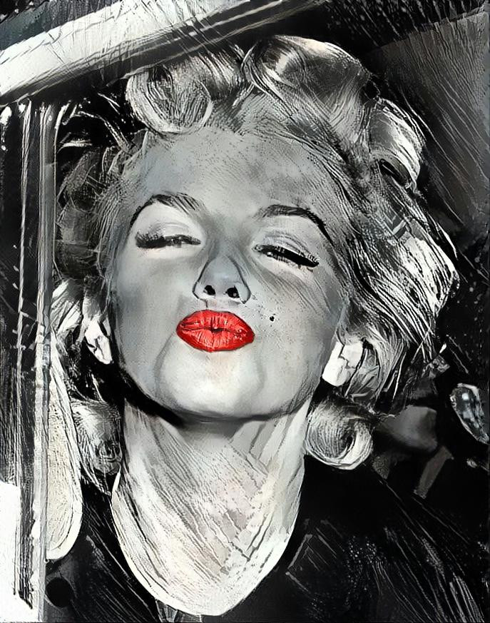 Marilyn manda um beijo