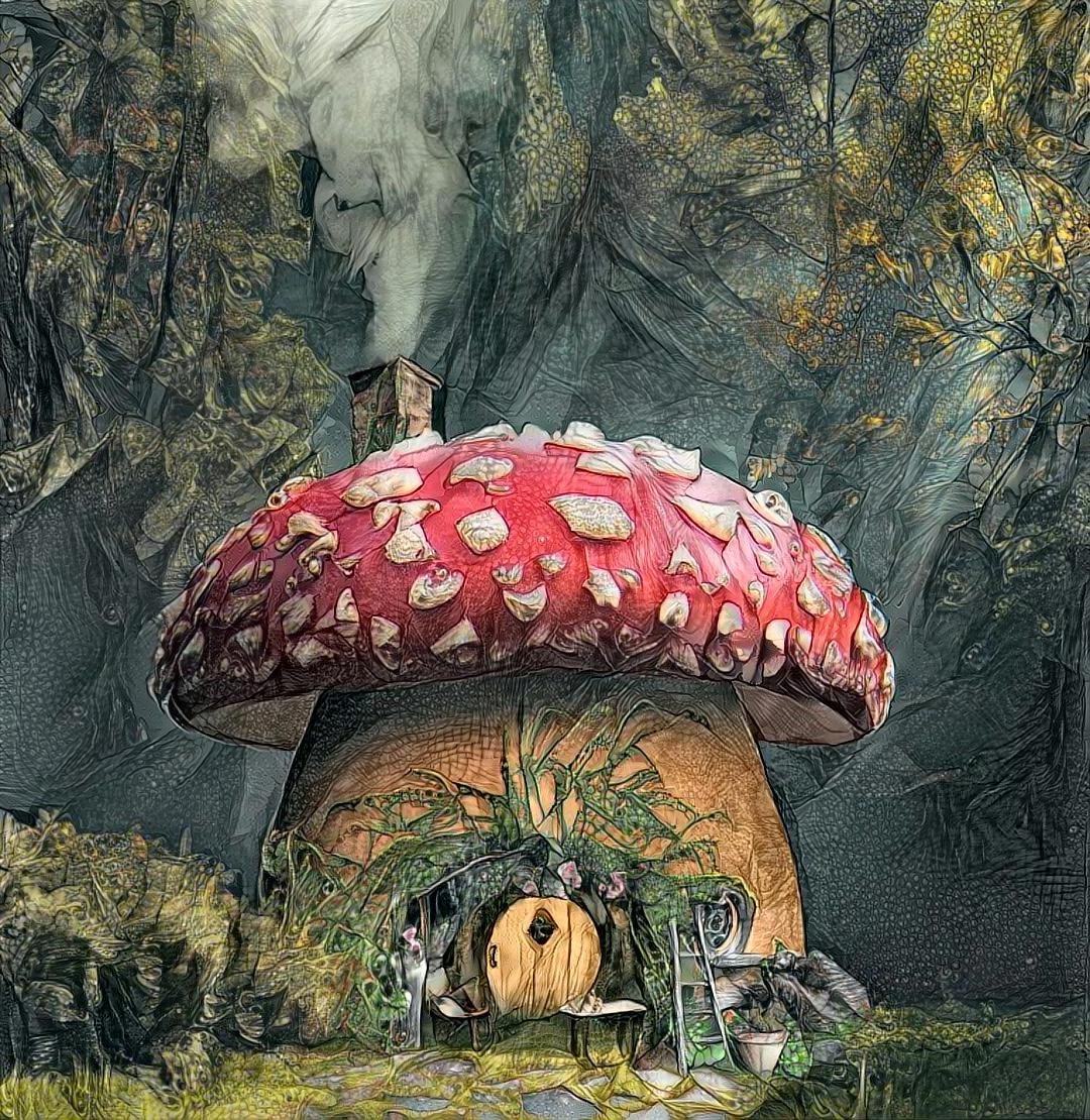 Charming Toadstool Cottage